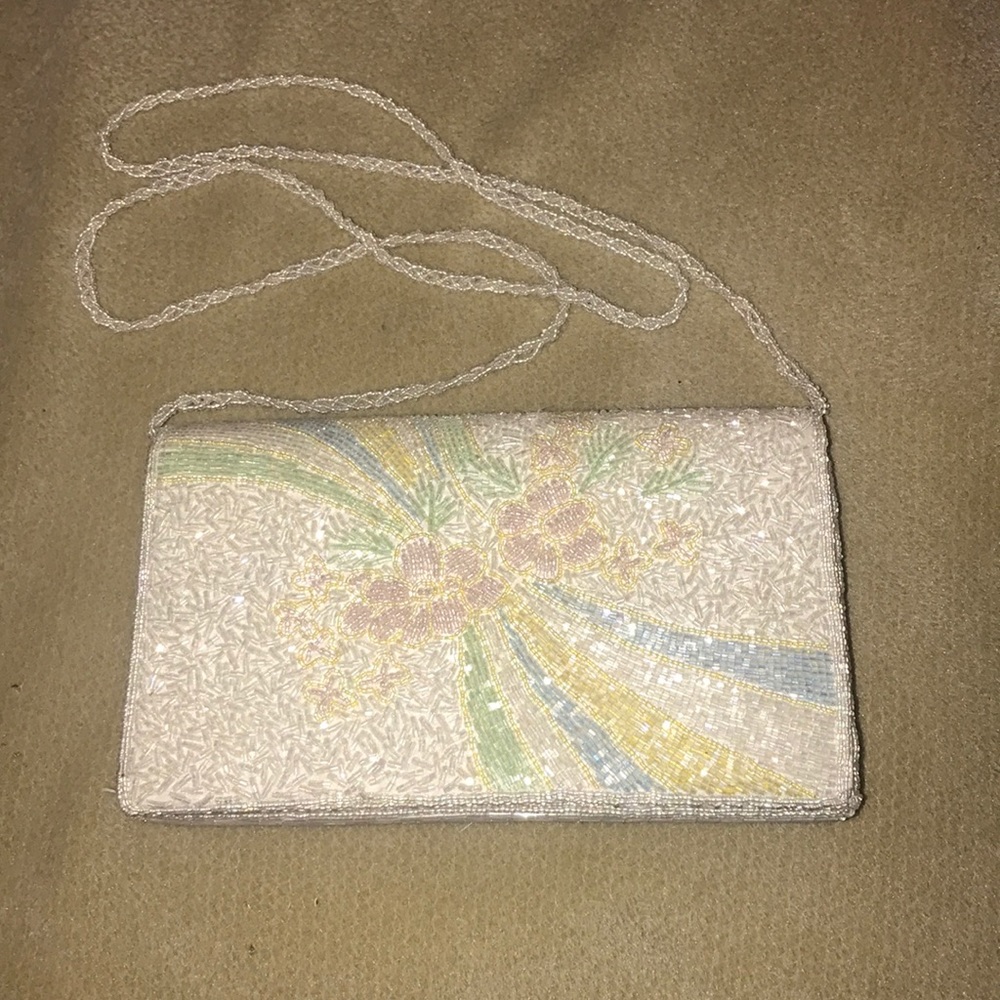 Vintage Beaded Crossbody